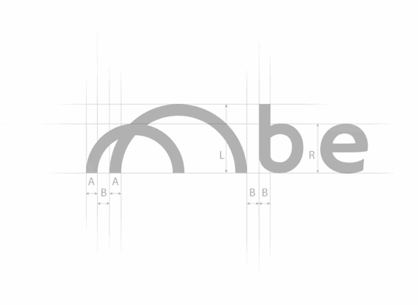 Gemeente Merelbeke logo technische tekening