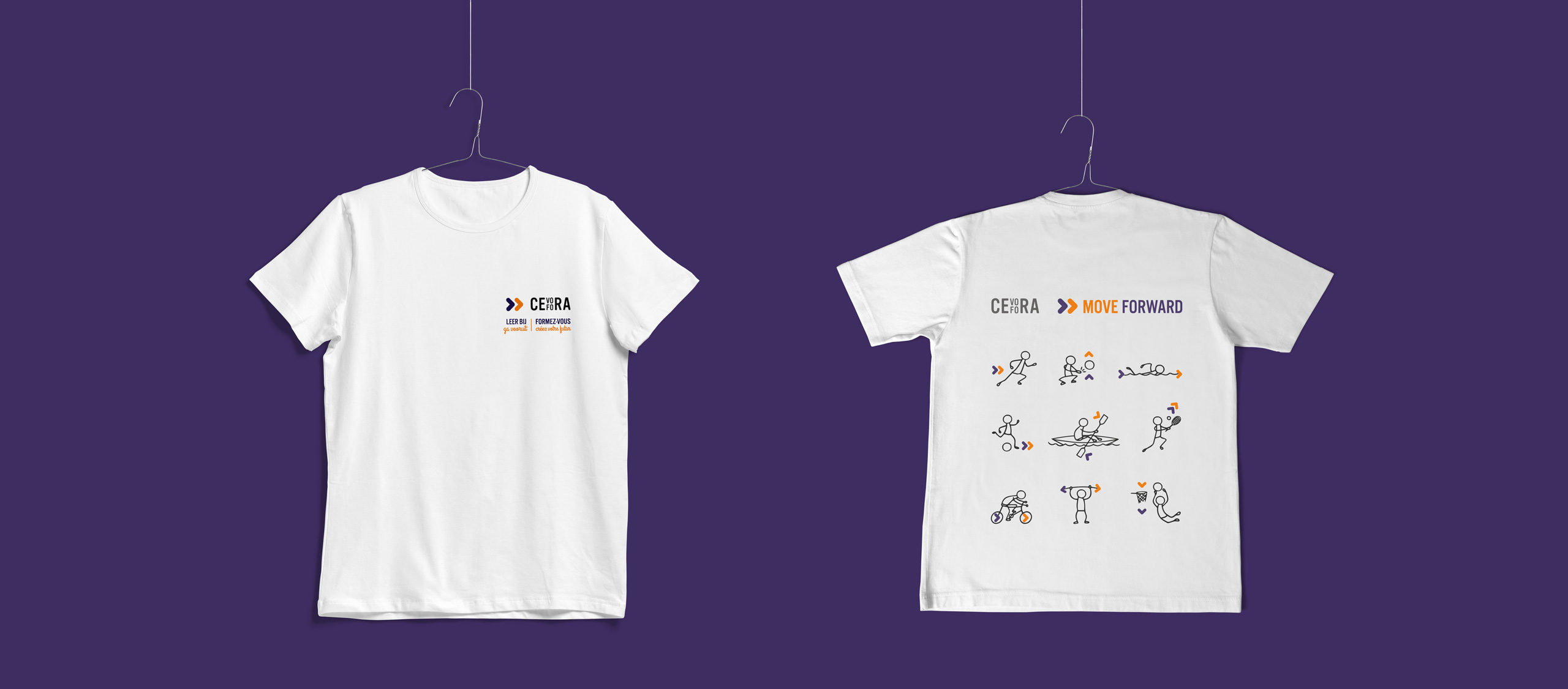 Cevora T-shirt Moving Forward