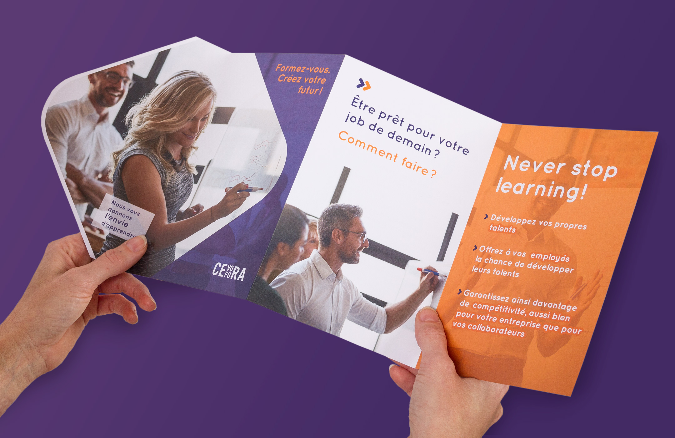 Cevora hand-out for fair verso