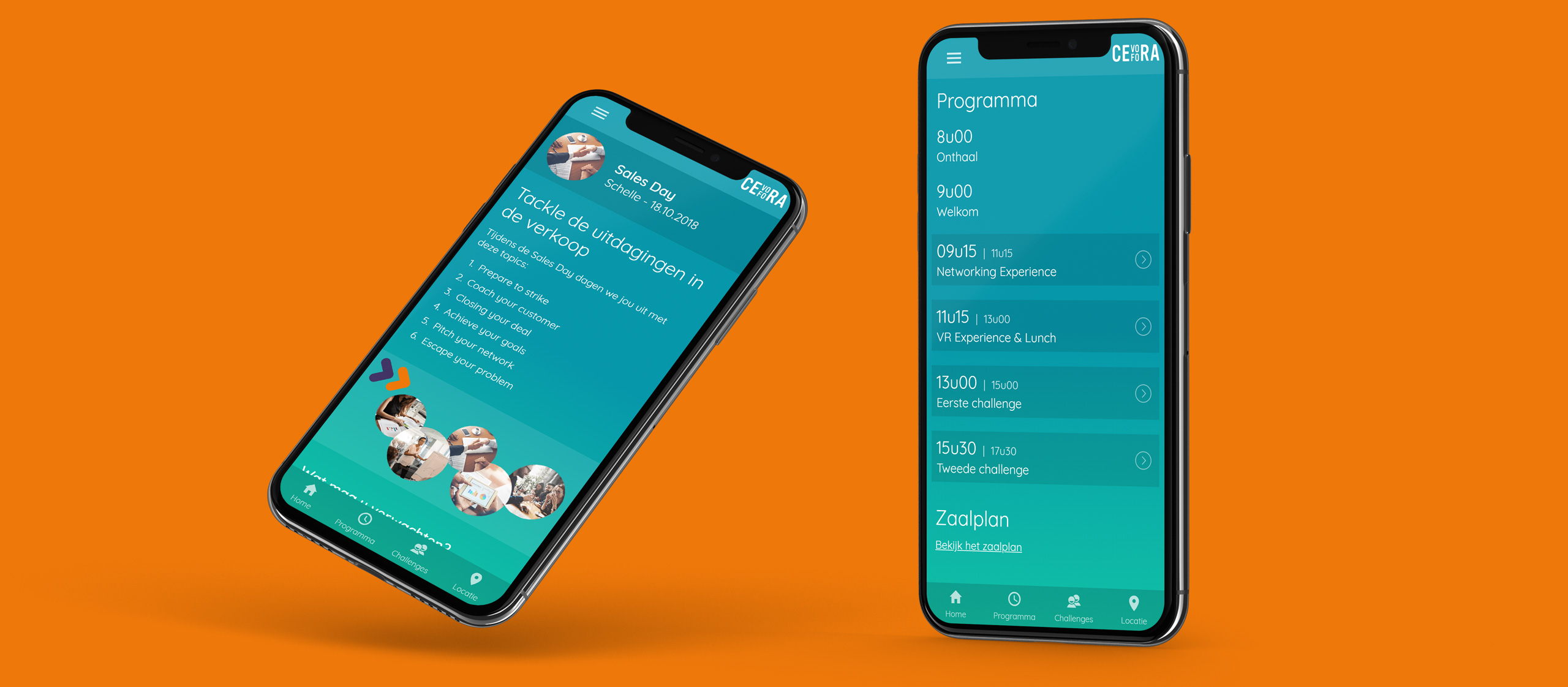 Cevora preview app event Sales Day