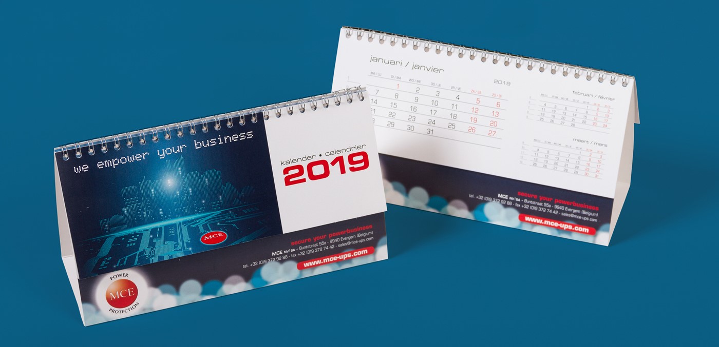 MCE calendrier 2019