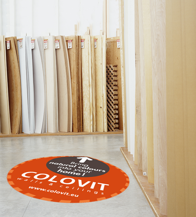 Colovit floorsticker